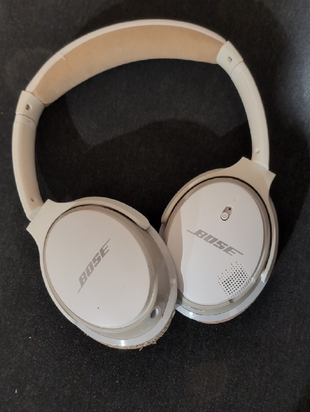 Bose Over-Ear Wireless Headphones - White and Tan Bluetooth